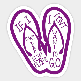 Flip Flops Sticker